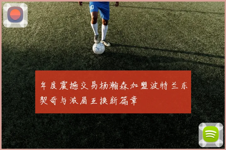 年度震撼交易杨瀚森加盟波特兰东契奇与浓眉互换新篇章